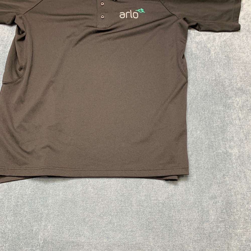 5.11 Tactical Arlo Polo Shirt Mens L Black Dark Wash Raglan Sleeve Tennis Golf - Picture 2 of 15